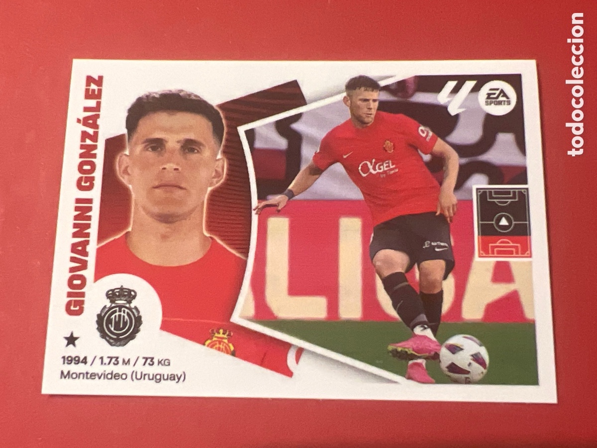 Figurine di Calcio: C7017. GIOVANNI GONZALEZ - RCD MALLORCA N&ordm; 6 LIGA ESTE 2024 2025 - 24 25