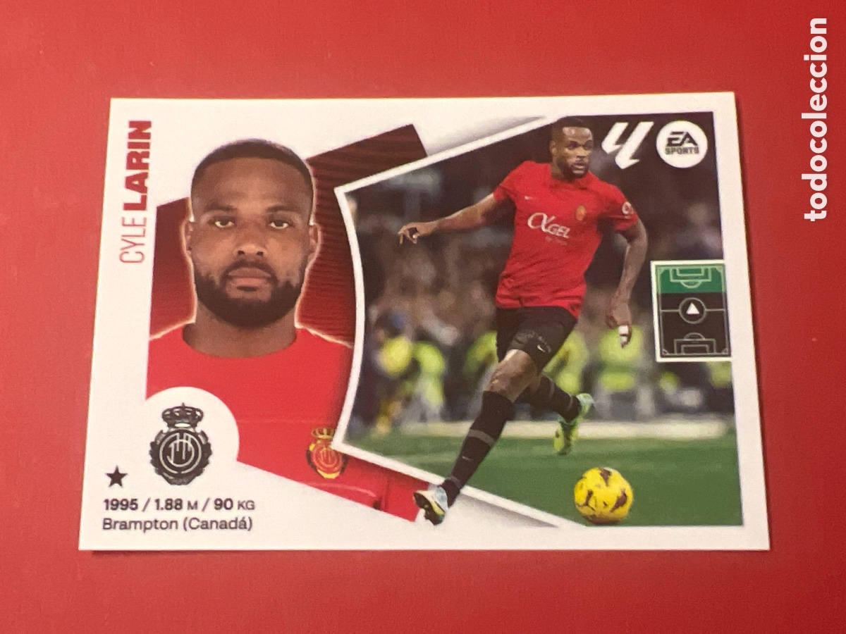 Fu&szlig;ball-Sticker: C7024. CYLE LARIN - RCD MALLORCA N&ordm; 18 LIGA ESTE 2024 2025 - 24 25