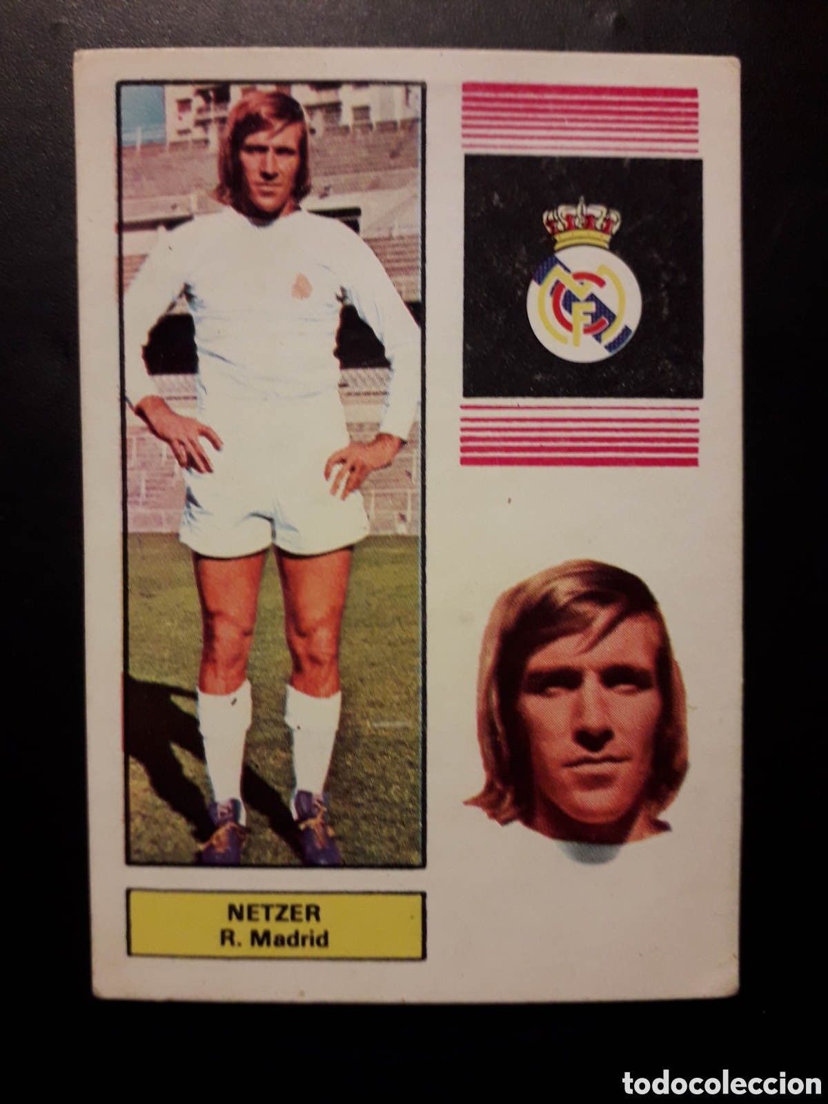 Cartes &agrave; collectionner de Football: NETZER REAL MADRID FHER 1974-1975 74-75 SIN PEGAR, ESCRITO EN TRASERA PEDIDO M&Iacute;NIMO 3&euro;