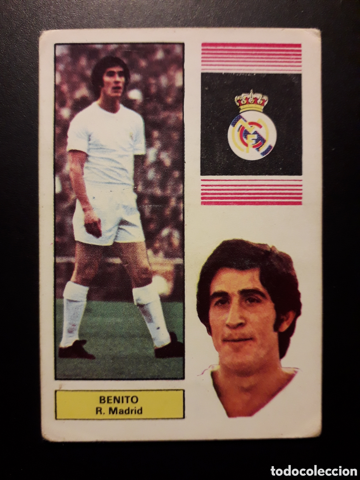 Cartes &agrave; collectionner de Football: BENITO REAL MADRID FHER 1974-1975 74-75 SIN PEGAR PEDIDO M&Iacute;NIMO 3&euro;