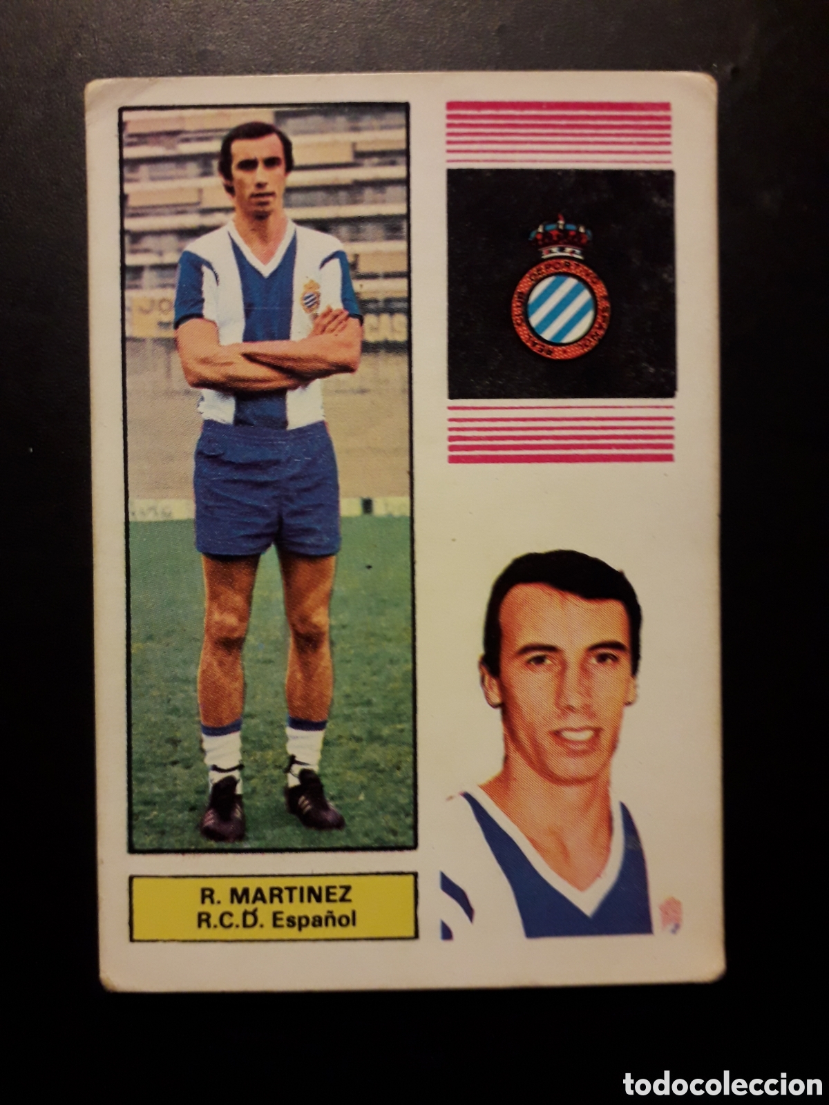 Cartes &agrave; collectionner de Football: ROBERTO MART&Iacute;NEZ RCD ESPA&Ntilde;OL FHER 1974-1975 74-75 SIN PEGAR PEDIDO M&Iacute;NIMO 3&euro;