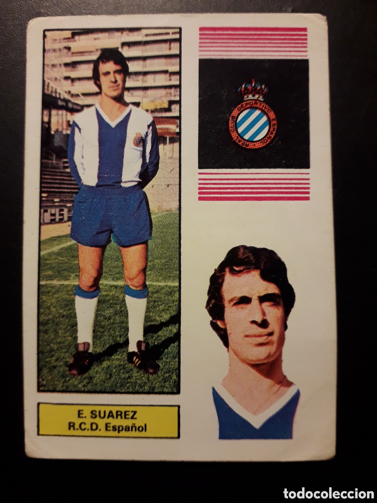Cartes &agrave; collectionner de Football: E SU&Aacute;REZ RCD ESPA&Ntilde;OL FHER 1974-1975 74-75 SIN PEGAR, PEDIDO M&Iacute;NIMO 3&euro;