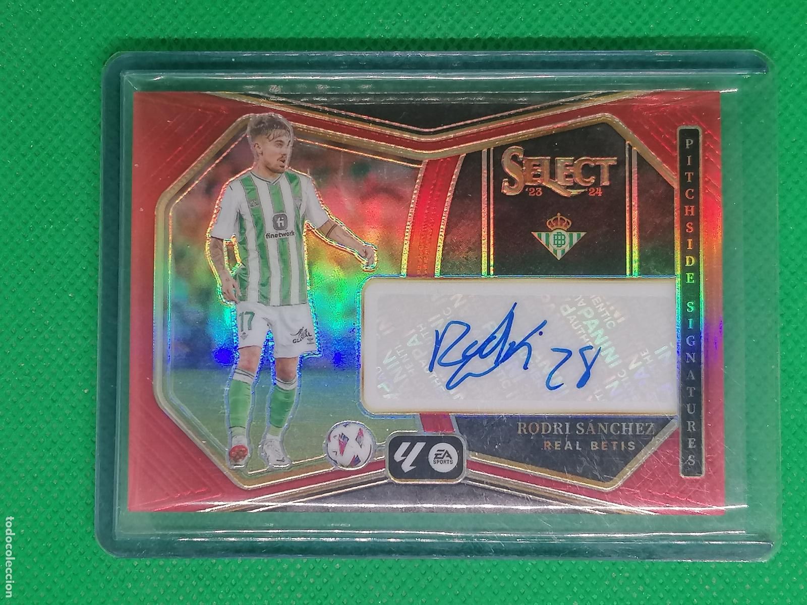 Fu&szlig;ball-Sticker: RODRI SANCHEZ BETIS AUTOGRAFO AUTO FIRMA ⚽ PANINI SELECT 2023 2024 23 24 ⚽