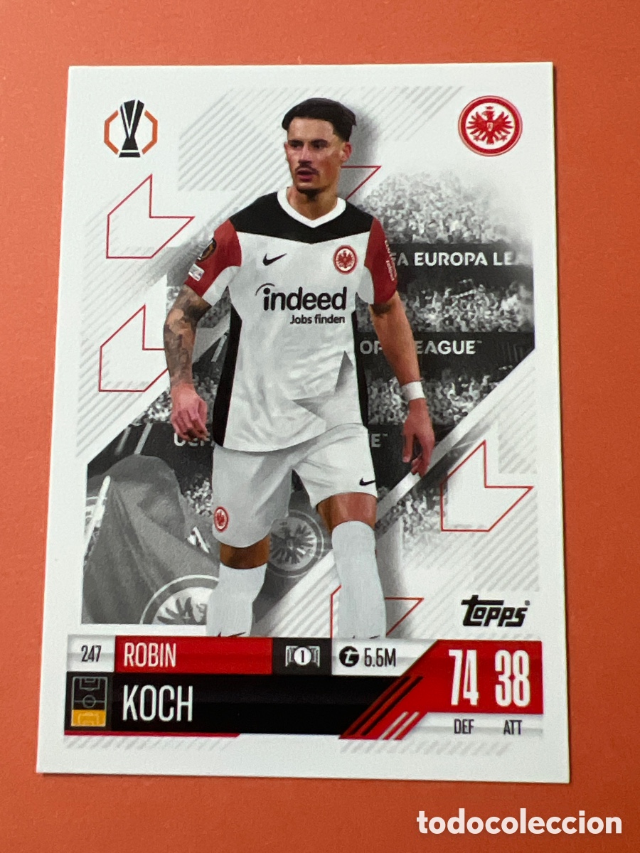 Figurine di Calcio: C8542. 247 ROBIN KOCH EINTRANCH FRANKFURT MATCH ATTAX 2024 2025 24 25 UCL CHAMPIONS TOPPS