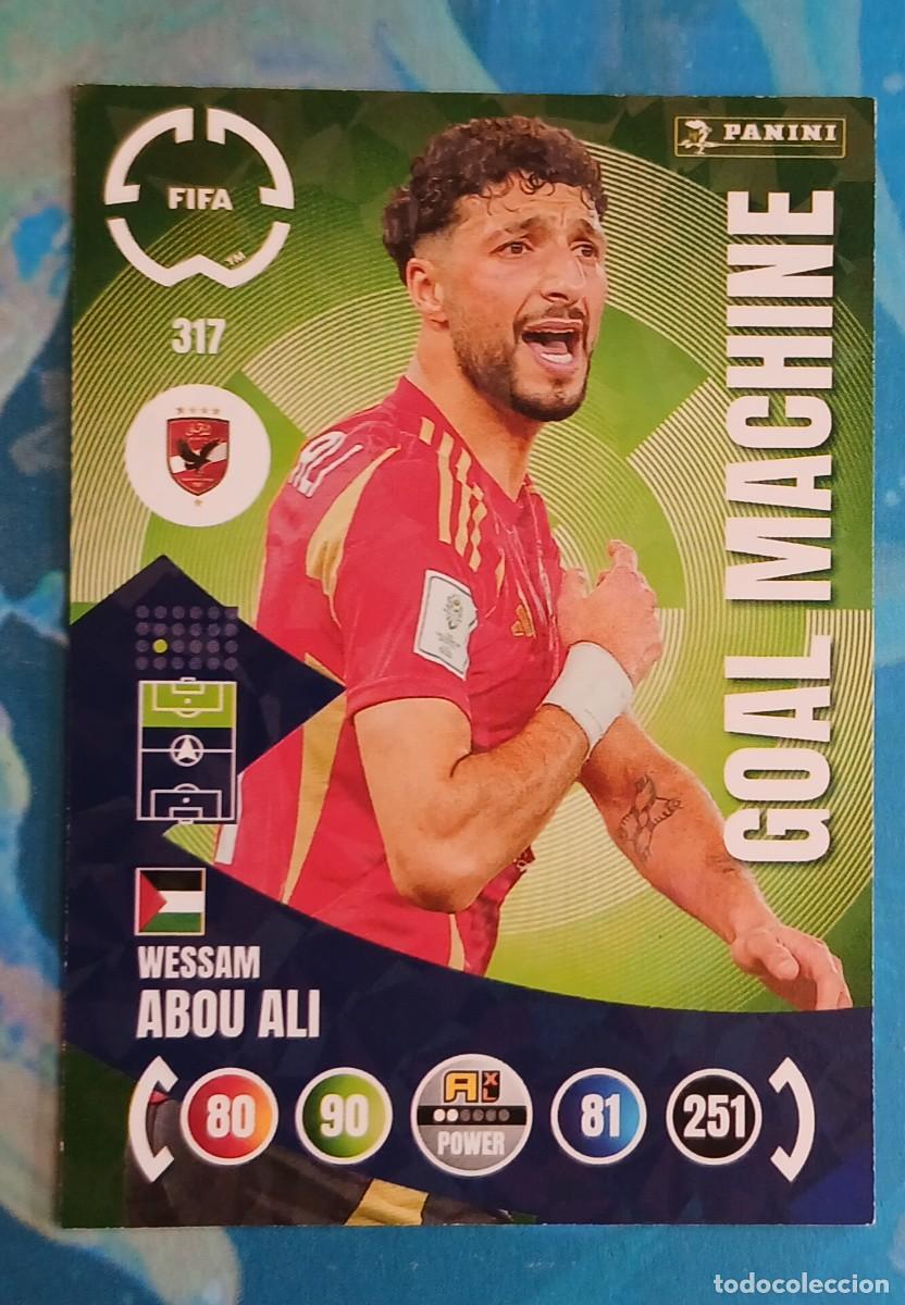 Cromos de f&uacute;tbol: CROMO n&ordm; 317 ABOU ALI AL AHLY GOAL MACHINE FIFA CLUB WORLD CUP 2025 ADRENALYN XL DE PANINI. Nuevo.