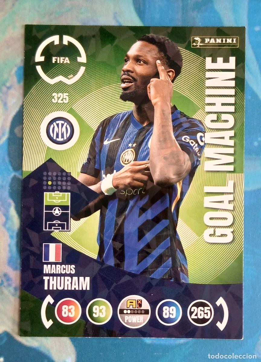 Cromos de f&uacute;tbol: CROMO n&ordm; 325 THURAM INTER GOAL MACHINE FIFA CLUB WORLD CUP 2025 ADRENALYN XL DE PANINI. Nuevo.