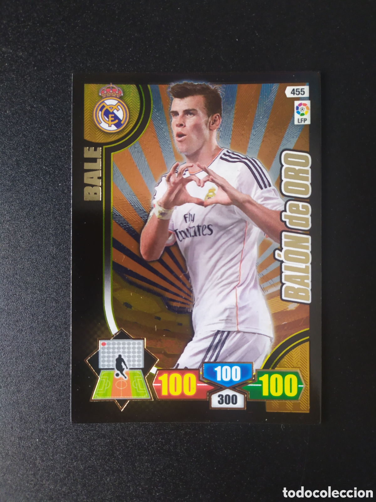 Cromos de F&uacute;tbol: Adrenalyn 2013 2014 13 14 panini Bale balon de oro n&deg; 455 Real Madrid