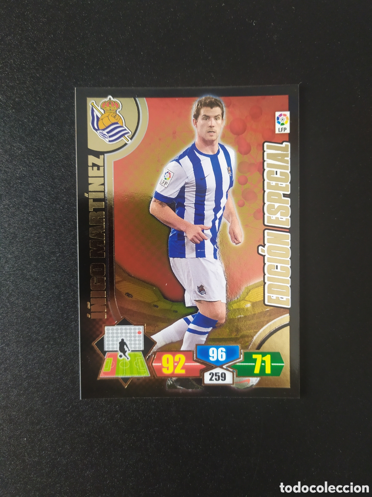 Cromos de f&uacute;tbol: Adrenalyn 2013 2014 13 14 panini I&ntilde;igo Mart&iacute;nez edicion especial Real Sociedad