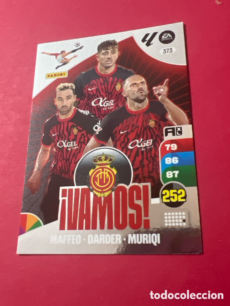 Cartes &agrave; collectionner de Football: C3908. Vamos numero 373 Del Mallorca cromo adrenalyn XL 24-25 2024-2025