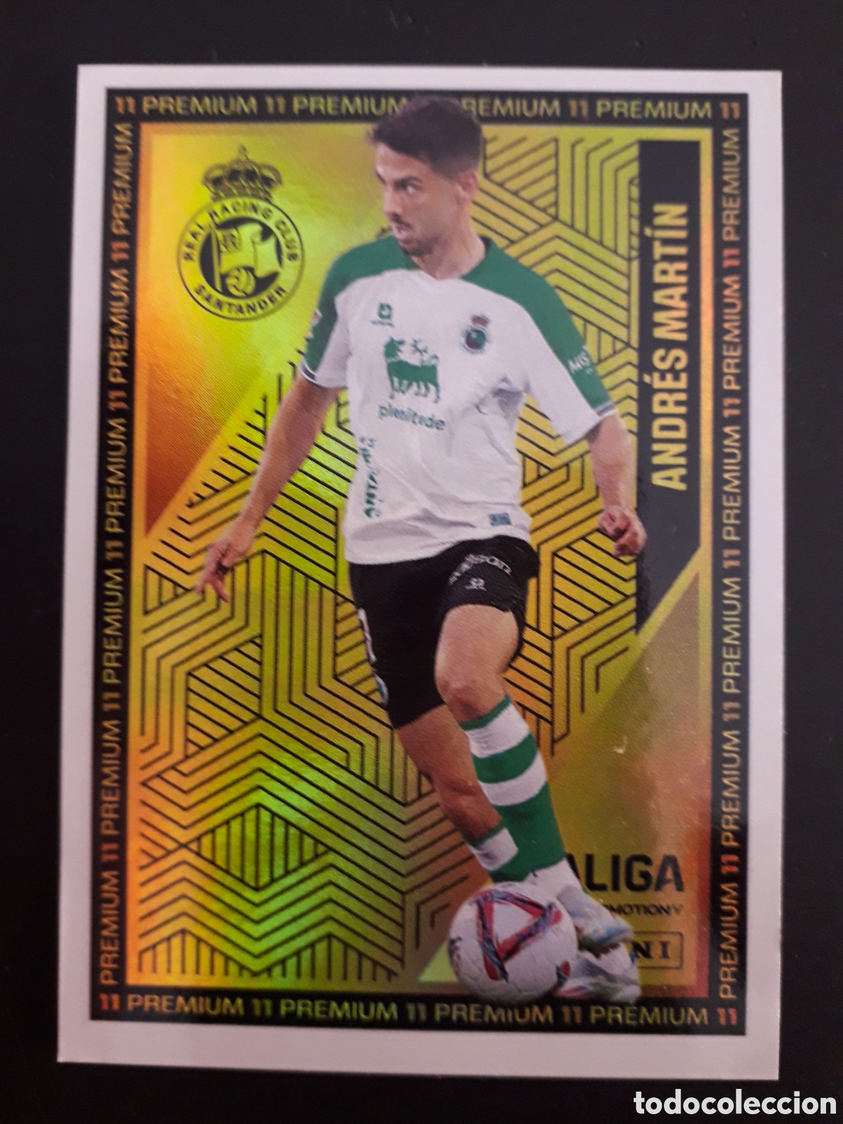 Cartes &agrave; collectionner de Football: ANDR&Eacute;S MART&Iacute;N, RACING SANTANDER N&deg; - PREMIUM LALIGA HYPERMOTION 24 25 2024 2025 PANINI SIN PEGAR