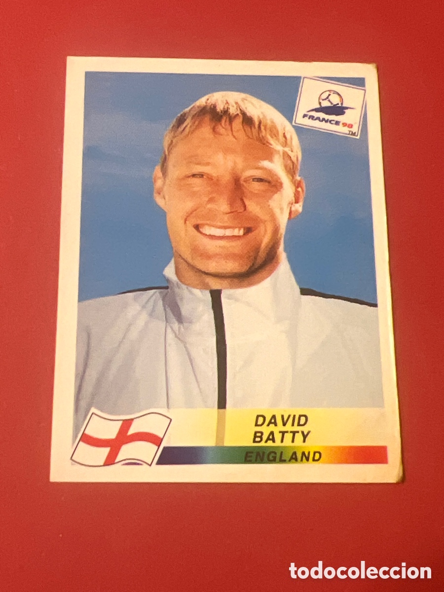 Figurine di Calcio: C6133. DAVID BATTY 470 INGLATERRA PANINI FRANCIA 1998 98 SIN PEGAR NUNCA PEGADO