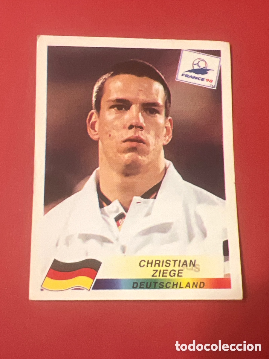 Figurine di Calcio: C6291. CHRISTIAN ZIEGE 378 ALEMANIA PANINI FRANCIA 1998 98 SIN PEGAR NUNCA PEGADO