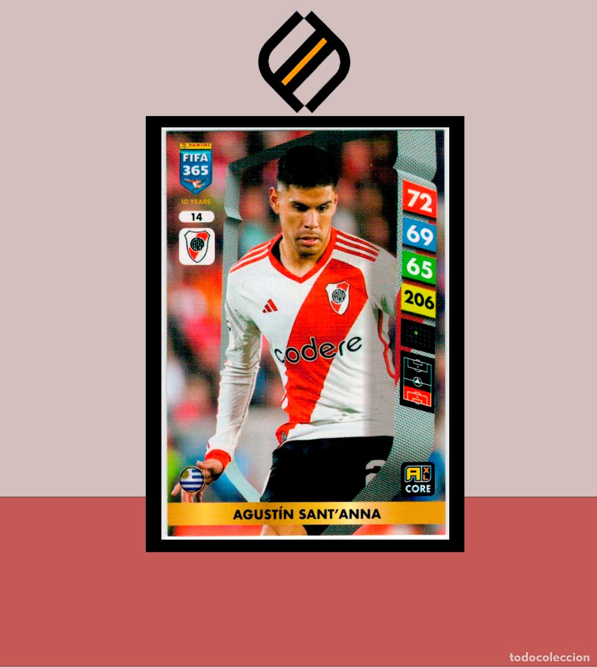Figurine di Calcio: FIFA 365 ADRENALYN XL 2024 2025 24 25 PANINI N&ordm; 14 AGUST&Iacute;N SANT'ANNA CA RIVER PLATE LIGA ALB&Uacute;M