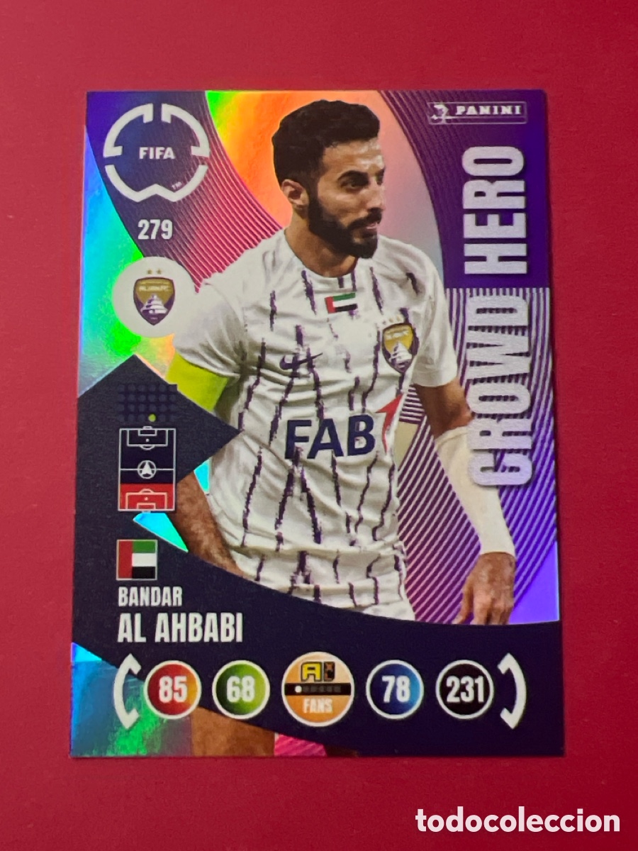 Fu&szlig;ball-Sticker: C7764. ADRENALYN XL 2025 - FIFA CLUB WORLD CUP - AL AHBABI CROWD HERO / PACHUCA 279