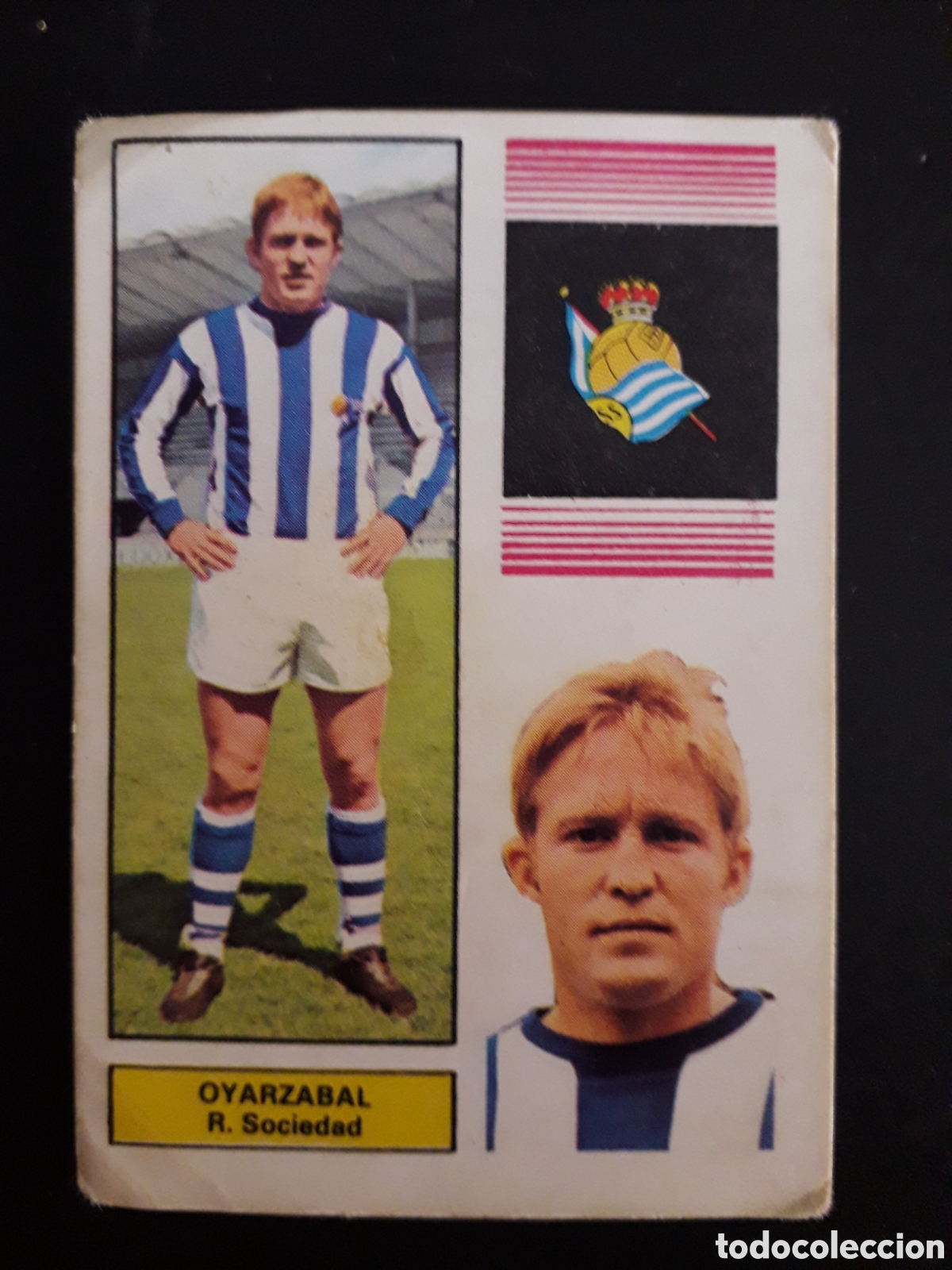 Cartes &agrave; collectionner de Football: OYARZABAL REAL SOCIEDAD FHER 1974-1975 74-75 SIN PEGAR PEDIDO M&Iacute;NIMO 3&euro;.