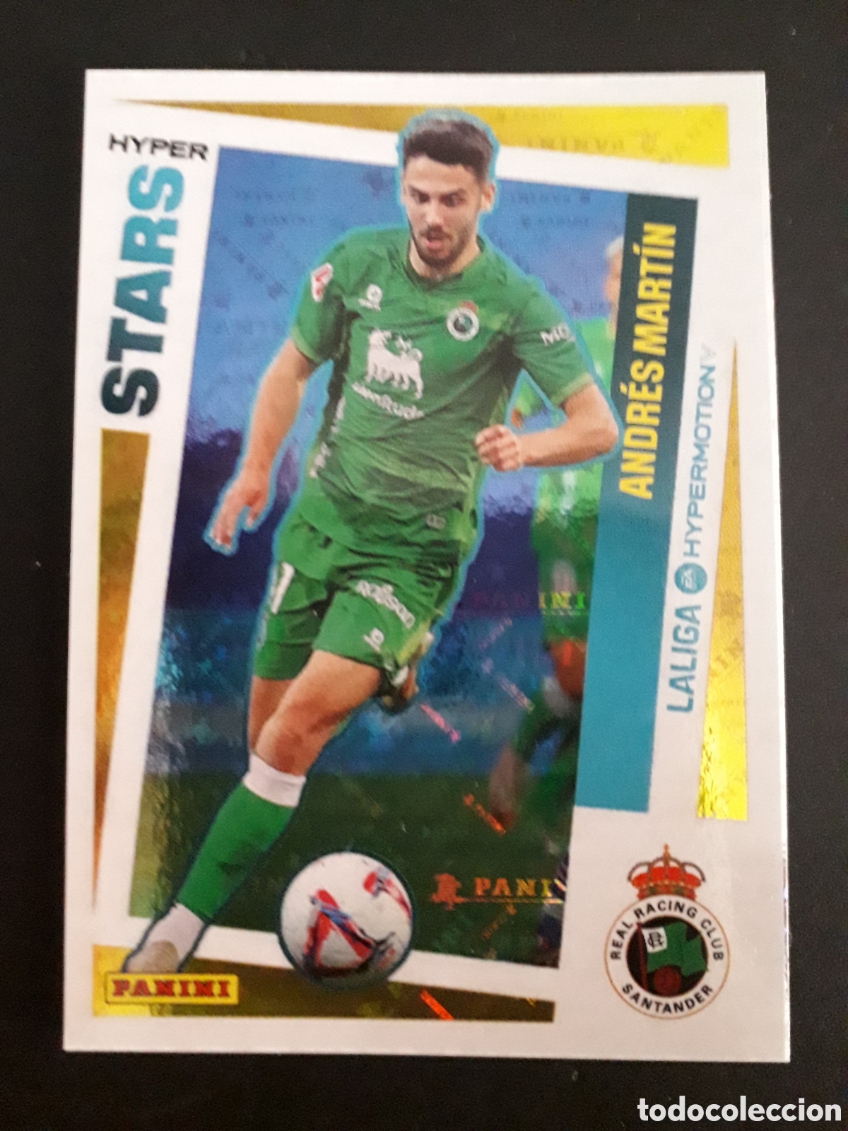 Cartes &agrave; collectionner de Football: ANDR&Eacute;S MART&Iacute;N RACING SANTANDER N&deg; 424 HYPER STARS LALIGA HYPERMOTION 24 25 2024 2025 PANINI SIN PEG