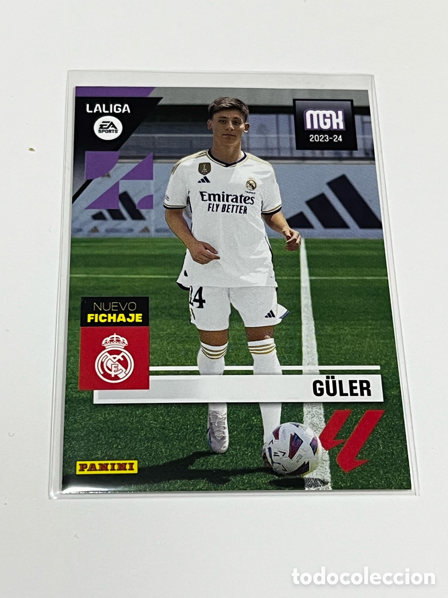 Cromos de F&uacute;tbol: Arda G&uuml;ler 461 Rookie Real Madrid Panini Megacracks 23 24 Arda Guler 2a edici&oacute;n