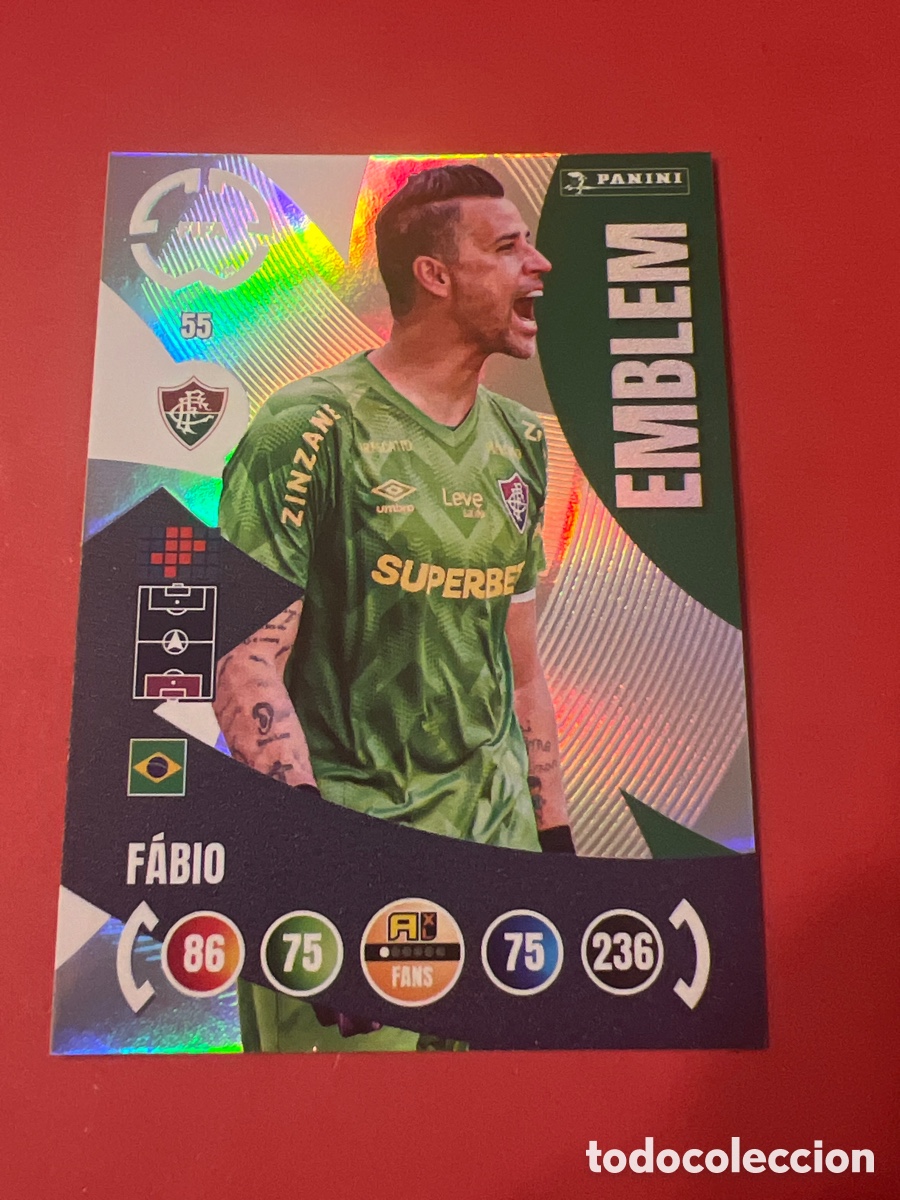 Fu&szlig;ball-Sticker: C7896. ADRENALYN XL 2025 - FIFA CLUB WORLD CUP FABIO EMBLEM / FLUMINENSE 55