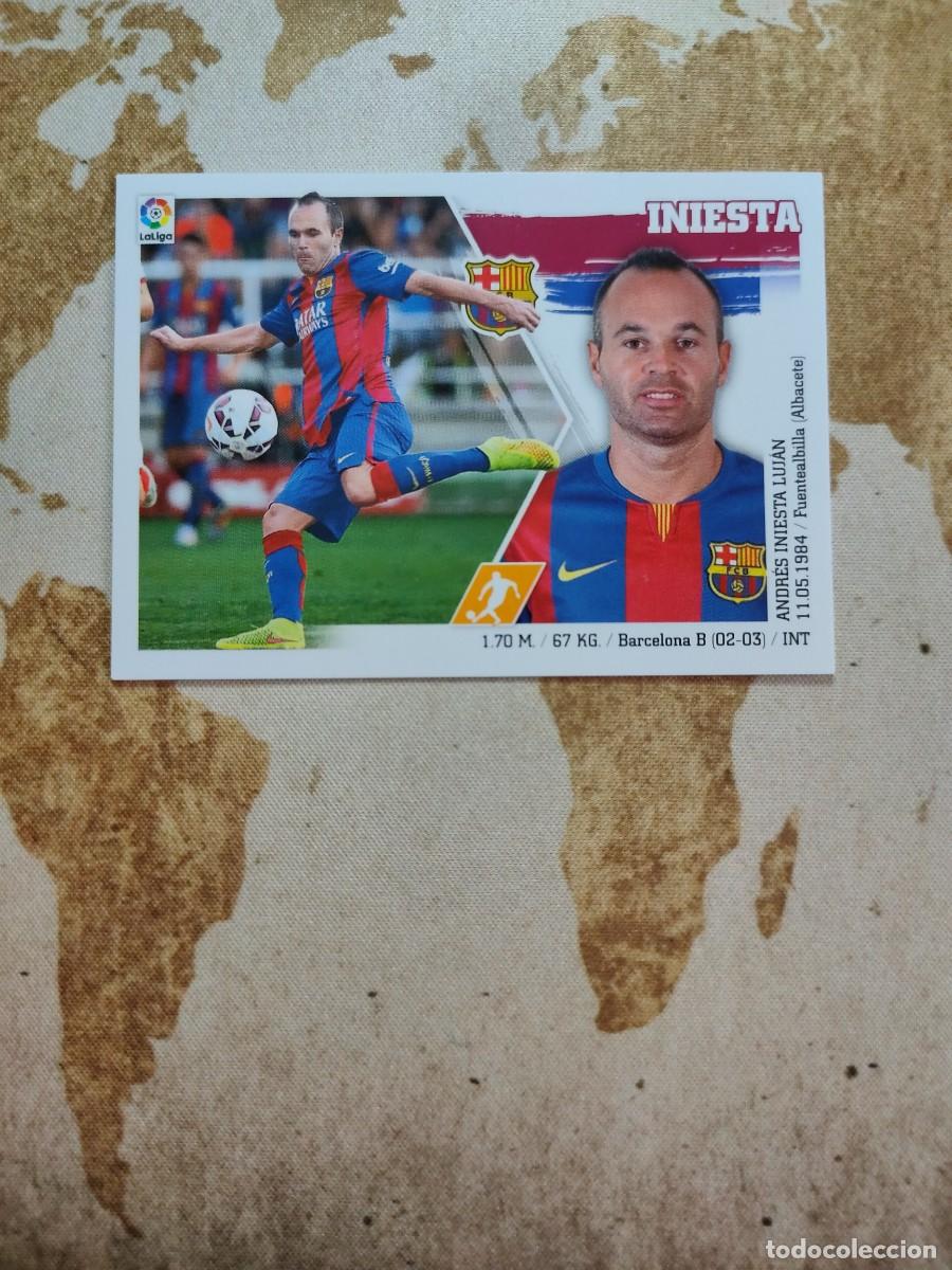 Fu&szlig;ball-Sticker: Liga Este Barcelona 14 INIESTA 2015-16 15 16