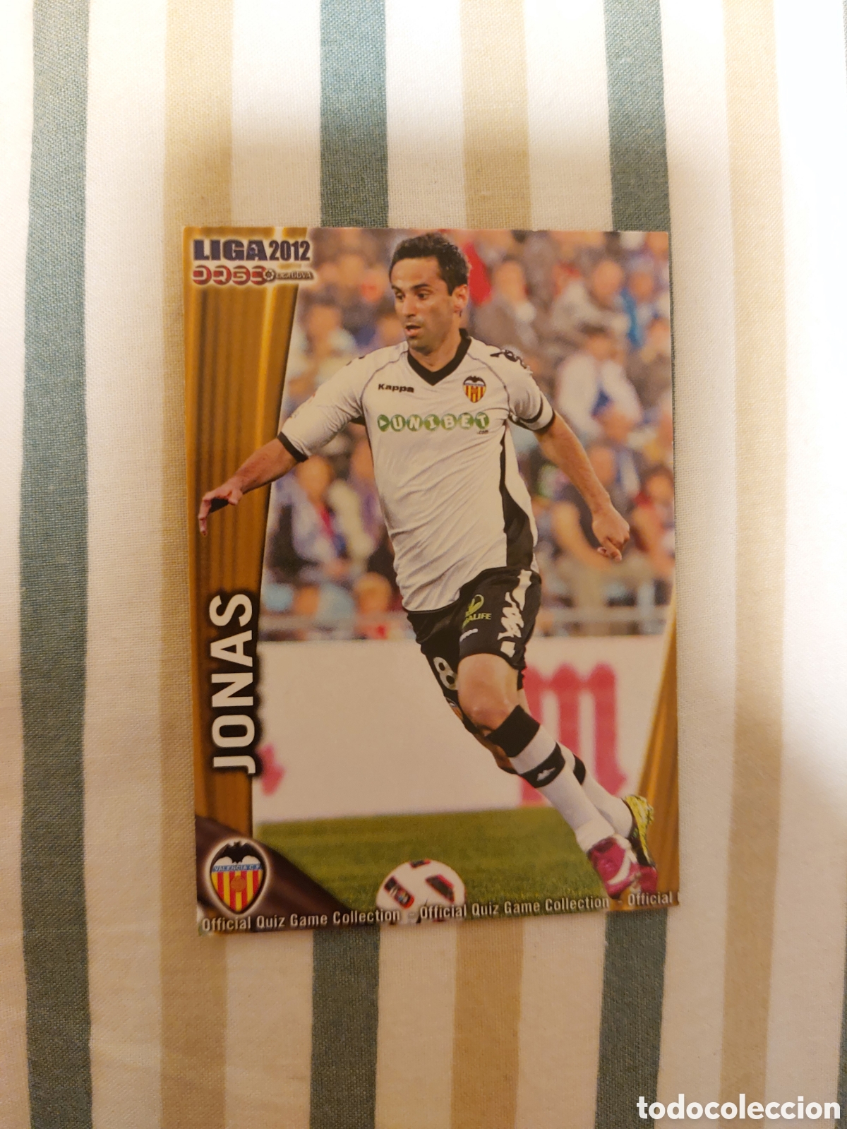 Cartes &agrave; collectionner de Football: 72 JONAS VALENCIA CF ERROR CORREGIDO FICHAS ALBUM MUNDICROMO 2011 2012 11 12