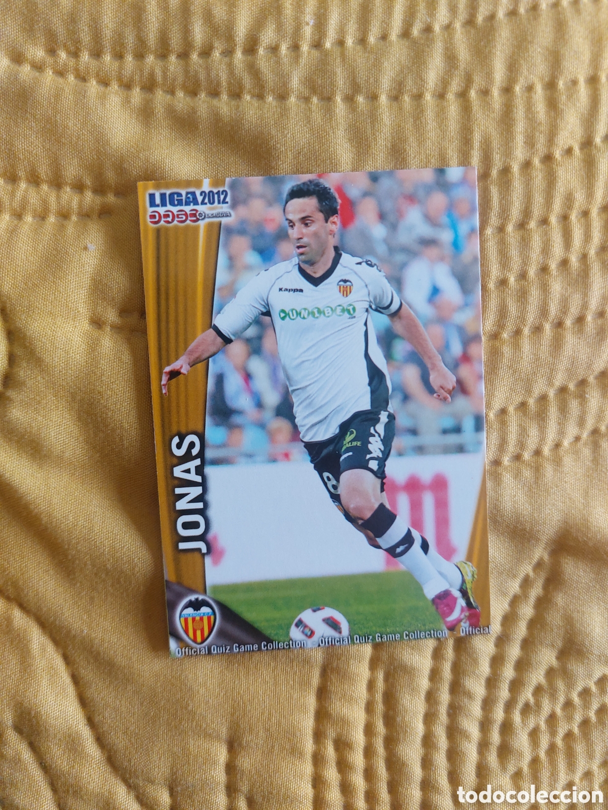Cromos de F&uacute;tbol: 72 JONAS VALENCIA CF ERROR CIUDAD FICHAS ALBUM MUNDICROMO 2011 2012 11 12