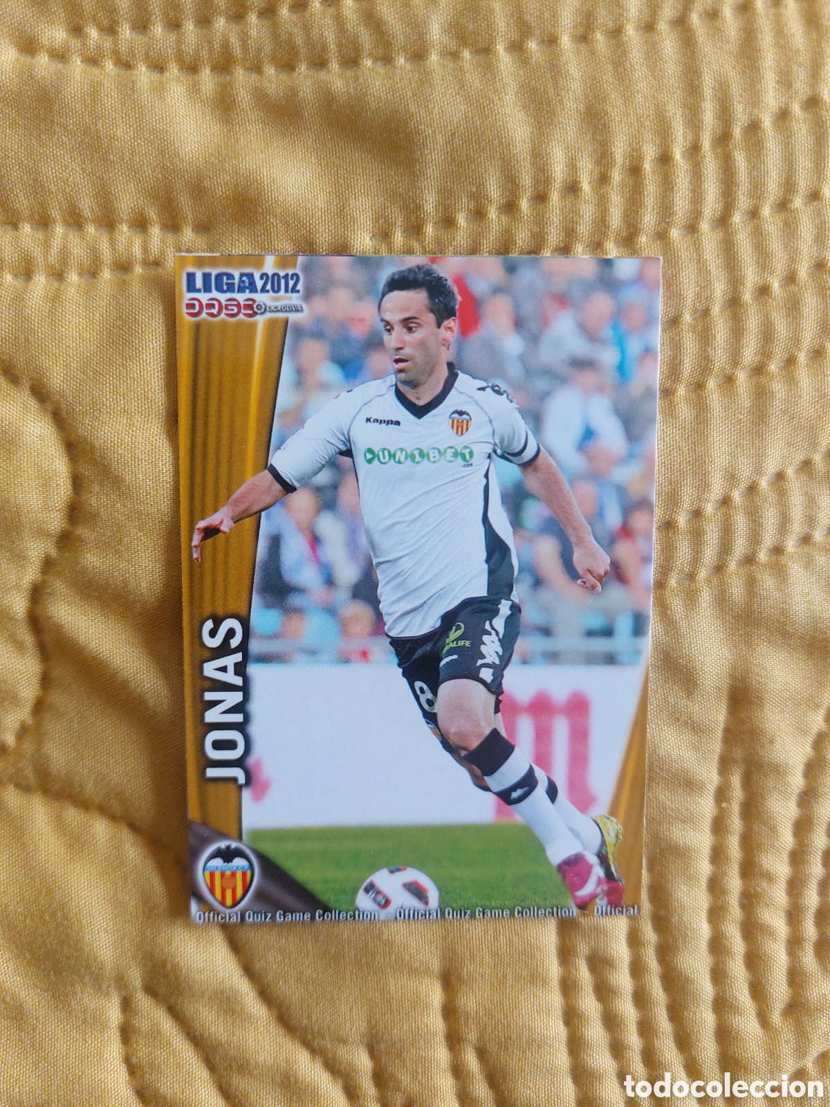 Cromos de F&uacute;tbol: 72 JONAS VALENCIA CF ERROR CIUDAD FICHAS ALBUM MUNDICROMO 2011 2012 11 12