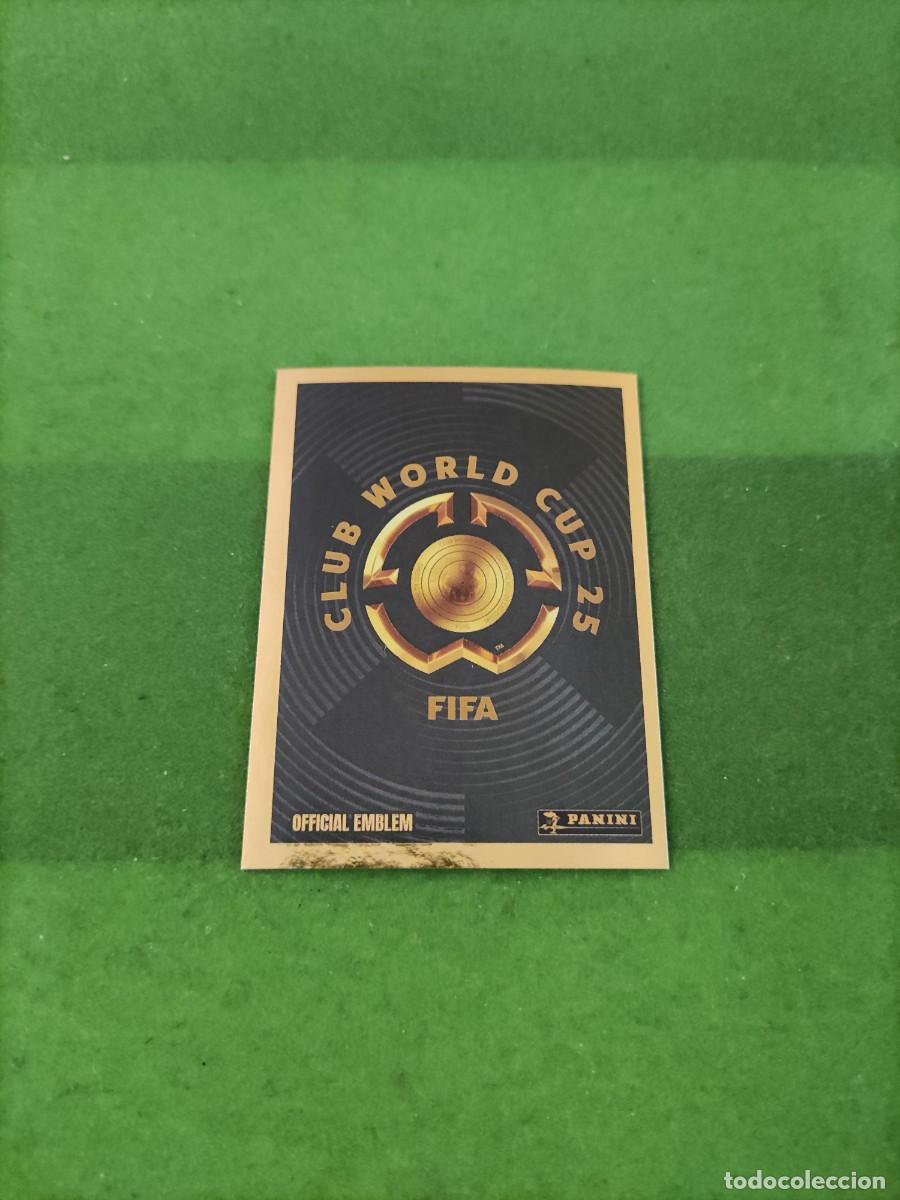 Cromos de f&uacute;tbol: Official Emblem 2 Club World Cup 25 Mundial de clubes 2025 sin pegar