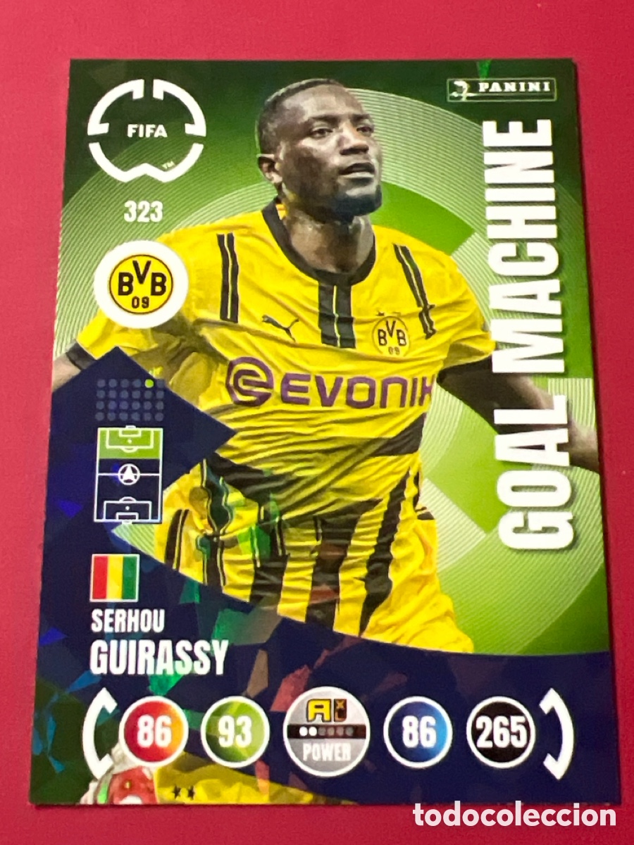 Fu&szlig;ball-Sticker: E12. ADRENALYN XL 2025 - FIFA CLUB WORLD CUP - GUIRASSY GOAL MACHINE / BORUSSIA DORTMUND 323