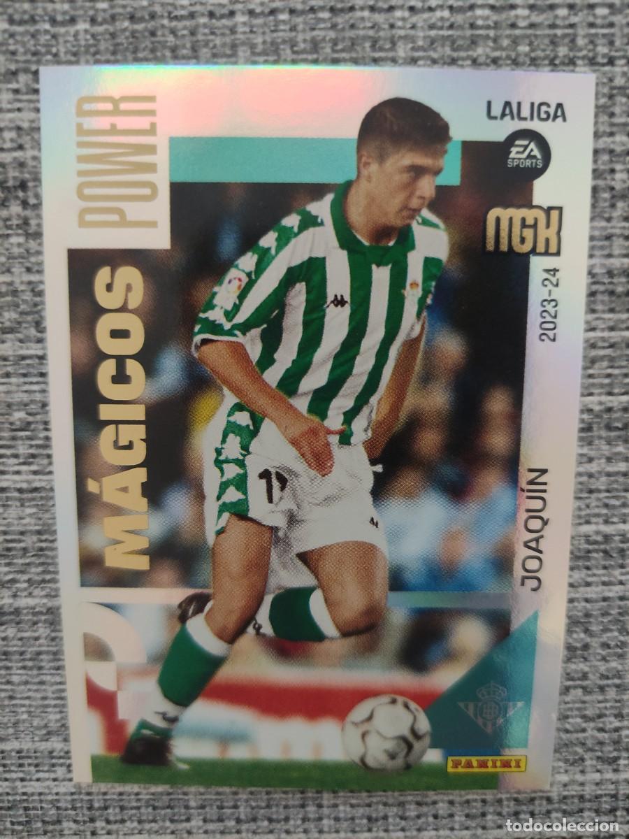 Cromos de F&uacute;tbol: MGK 2023-24. #P437. &rdquo;M&Aacute;GICOS POWER&rdquo; JOAQU&Iacute;N. R.BETIS. NUEVA DE SOBRE
