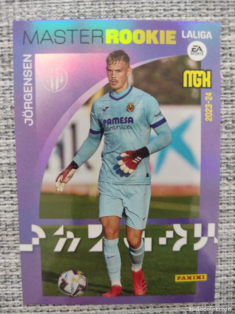 Cromos de F&uacute;tbol: MGK 2023-24. #421 &rdquo;MASTER ROOKIE&rdquo; J&Ouml;RGENSEN. VILLARREAL CF. NUEVA DE SOBRE