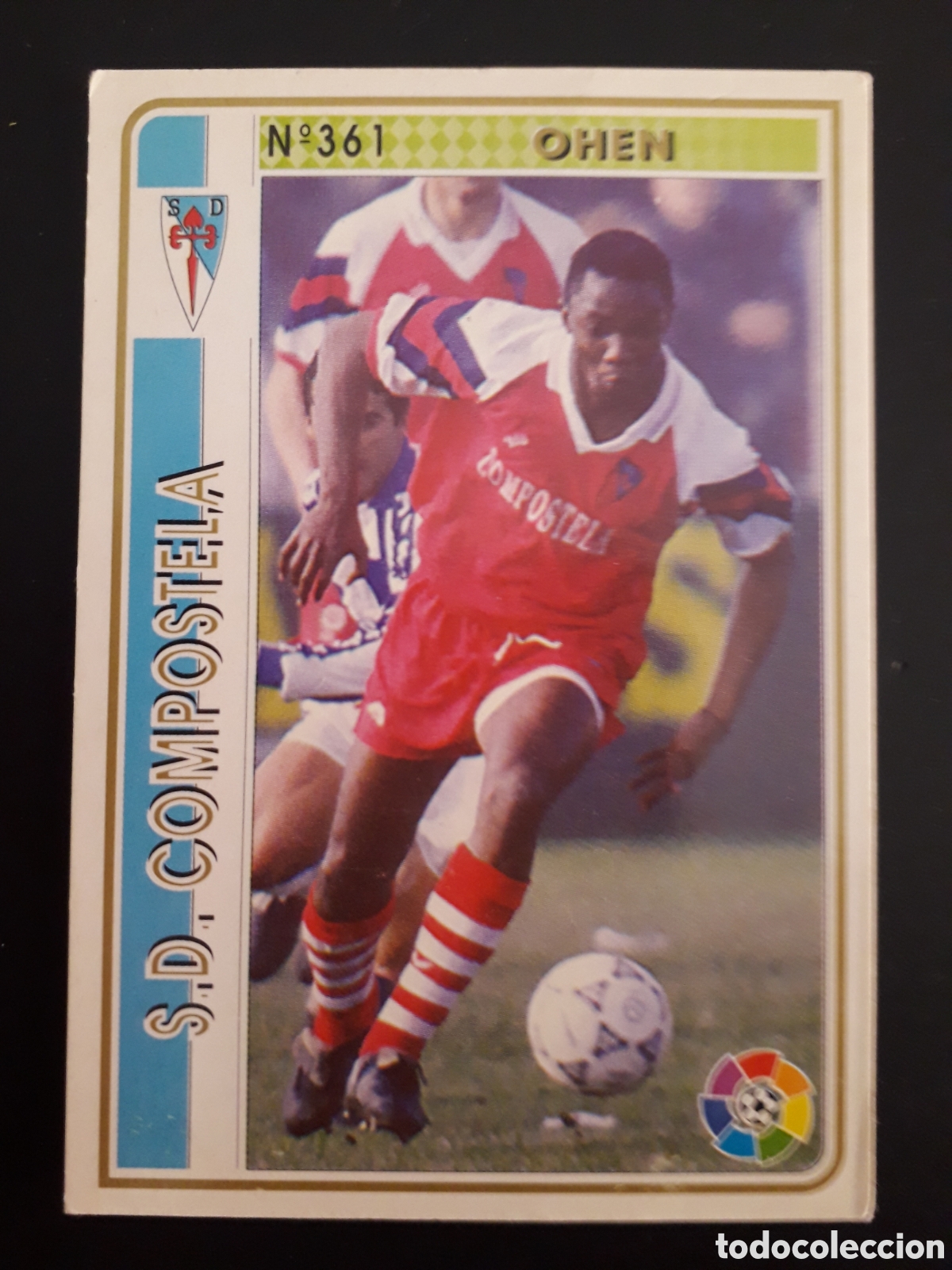 Cartes &agrave; collectionner de Football: OHEN COMPOSTELA, LAS FICHAS DE LA LIGA 1994 1995 94 95 N&deg; 361 MUNDICROMO MC PEDIDO M&Iacute;NIMO 3&euro;.