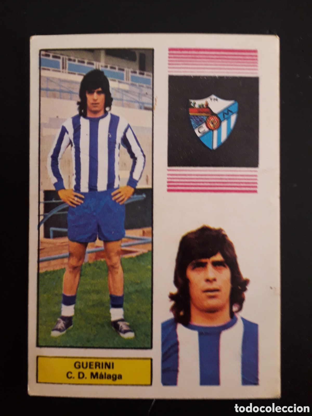 Cartes &agrave; collectionner de Football: GUERINI M&Aacute;LAGA FHER 1974-1975 74-75 SIN PEGAR, PEDIDO M&Iacute;NIMO 3&euro;.
