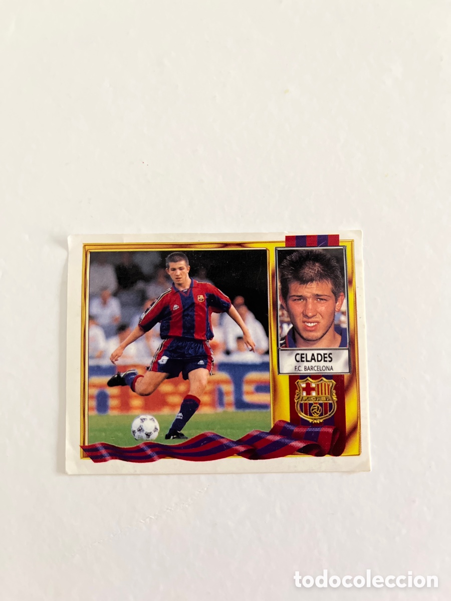 Cromos de f&uacute;tbol: CELADES COLOCA F.C.BARCELONA EDICIONES ESTE 95 96 1995 1996 VENTANILLA VER FOTOS CROMO FUTBOL