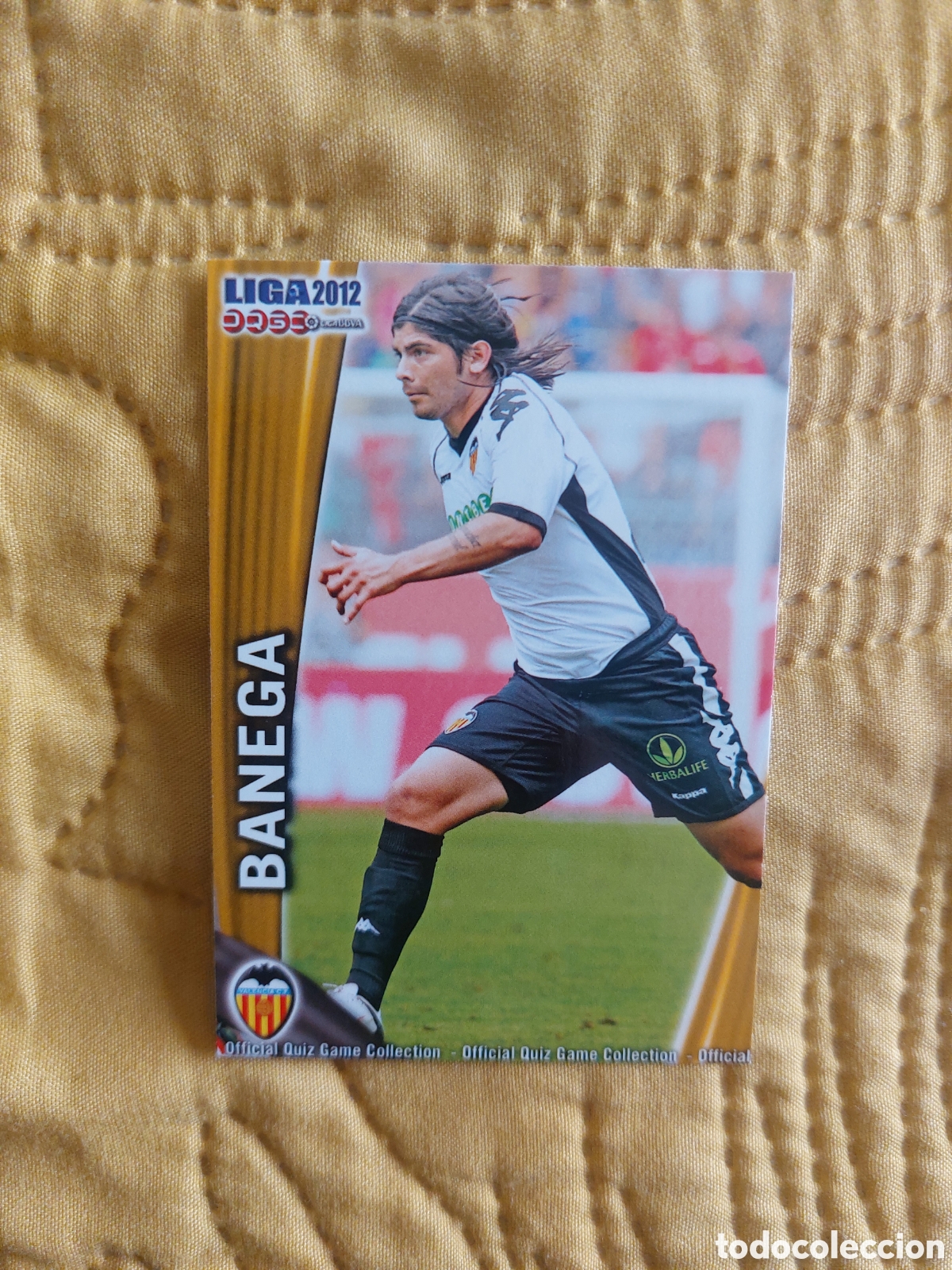 Cromos de F&uacute;tbol: 70 BANEGA VALENCIA CROMOS ALBUM MUNDICROMO FICHAS LIGA FUTBOL QUIZ GAME 2011 2012 11 12