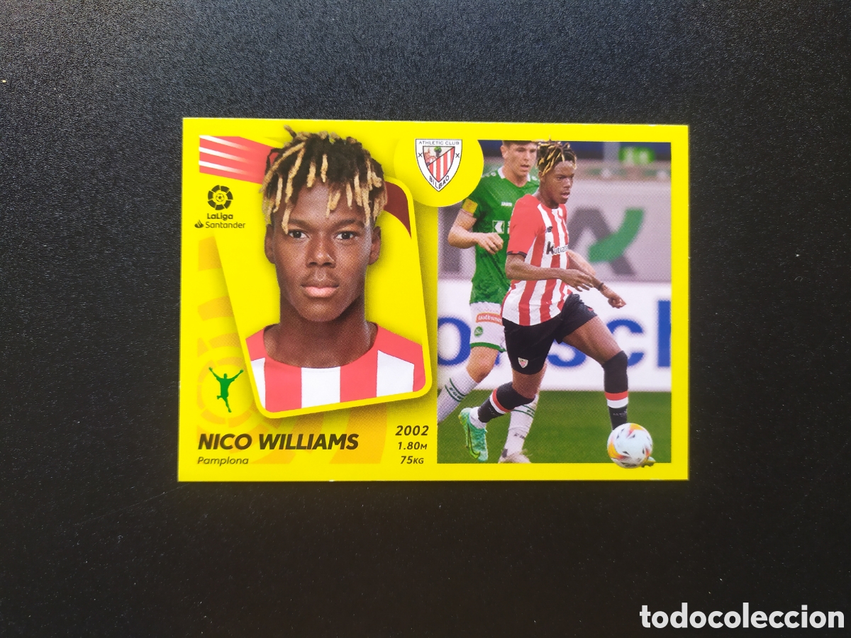 Cartes &agrave; collectionner de Football: Liga este 2021 2022 21 22 panini Nico Williams fichaje n&deg; 26 Athletic Bilbao