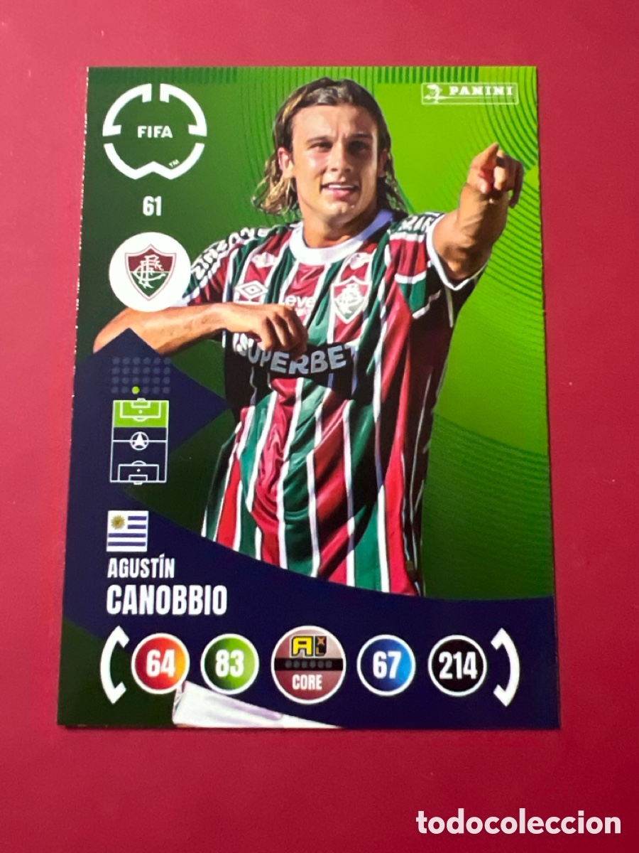 Cromos de f&uacute;tbol: E82. 61 AGUSTIN CANOBBIO FLUMINENSE CORE PANINI ADRENALYN CLUB WORLD CUP 2025 25