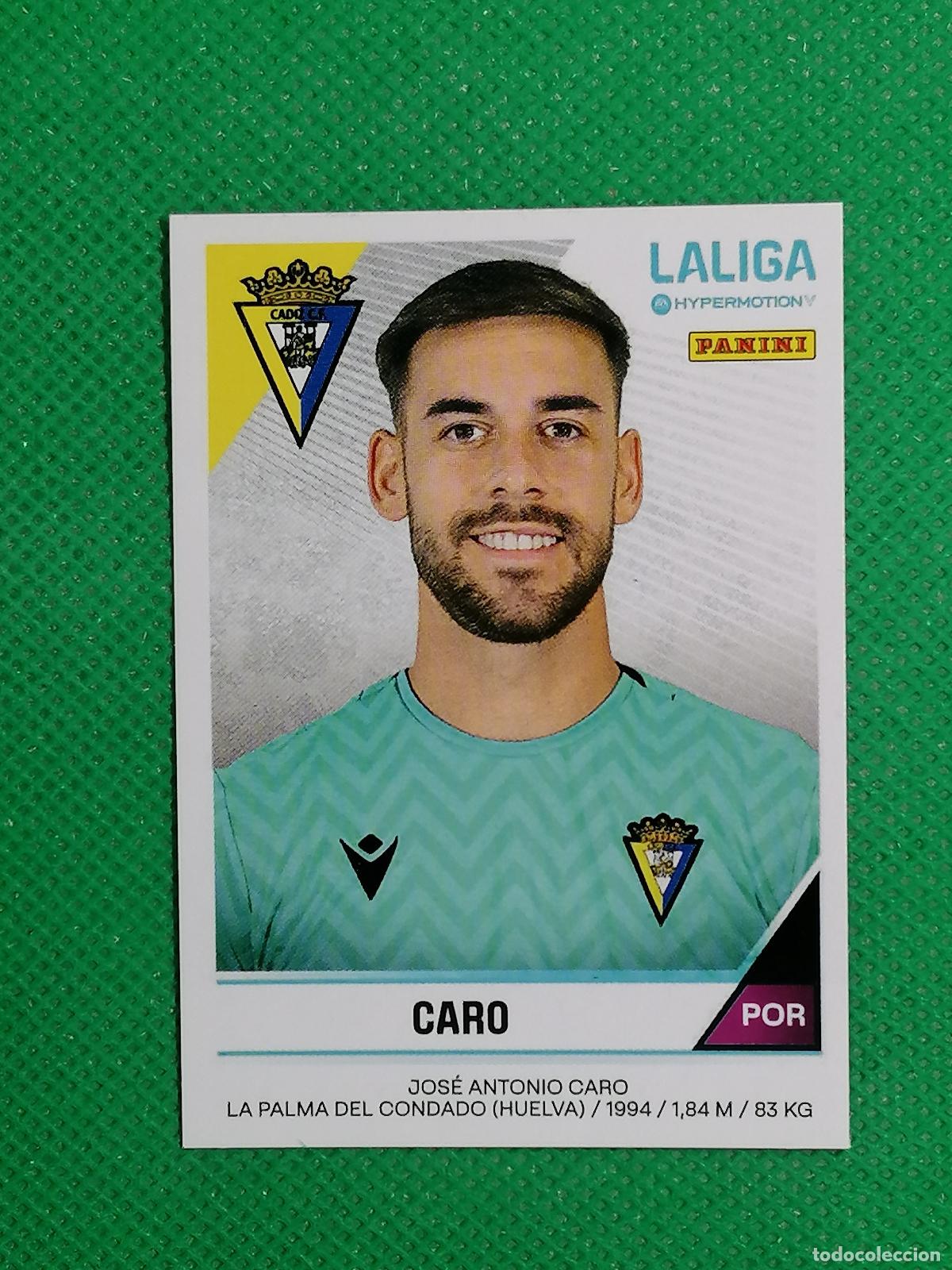 Football Stickers: 62 CARO CADIZ ⚽ PANINI LIGA HYPERMOTION 24 25 2024 2025 ⚽