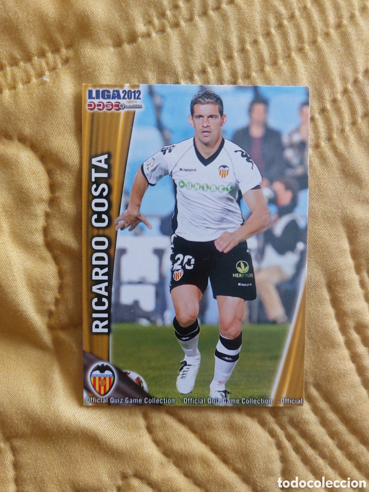Cartes &agrave; collectionner de Football: 64 RICARDO COSTA VALENCIA CF FICHA ALBUM MUNDICROMO 2011 2012 11 12