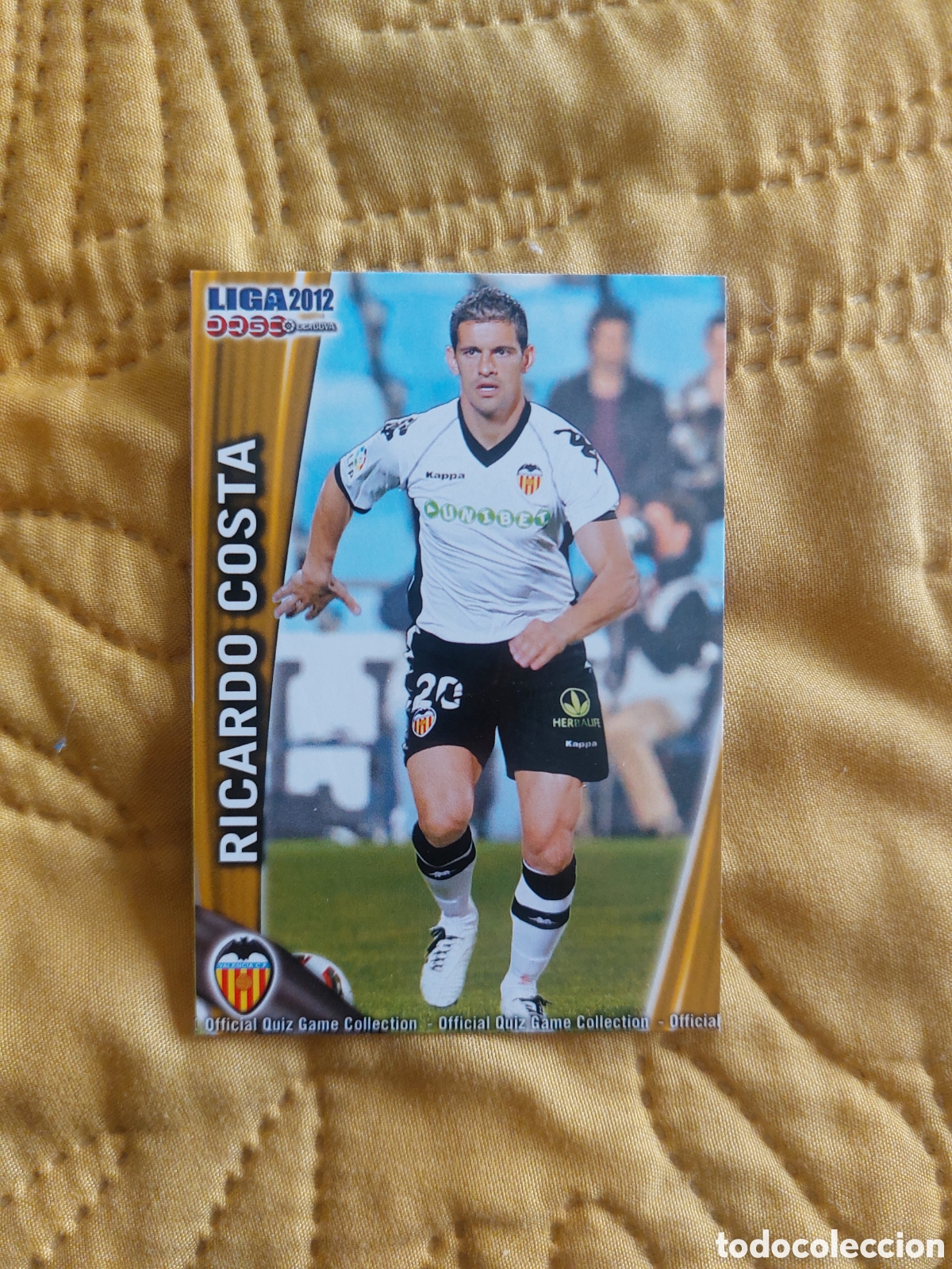 Cartes &agrave; collectionner de Football: 64 RICARDO COSTA VALENCIA CF FICHA ALBUM MUNDICROMO 2011 2012 11 12