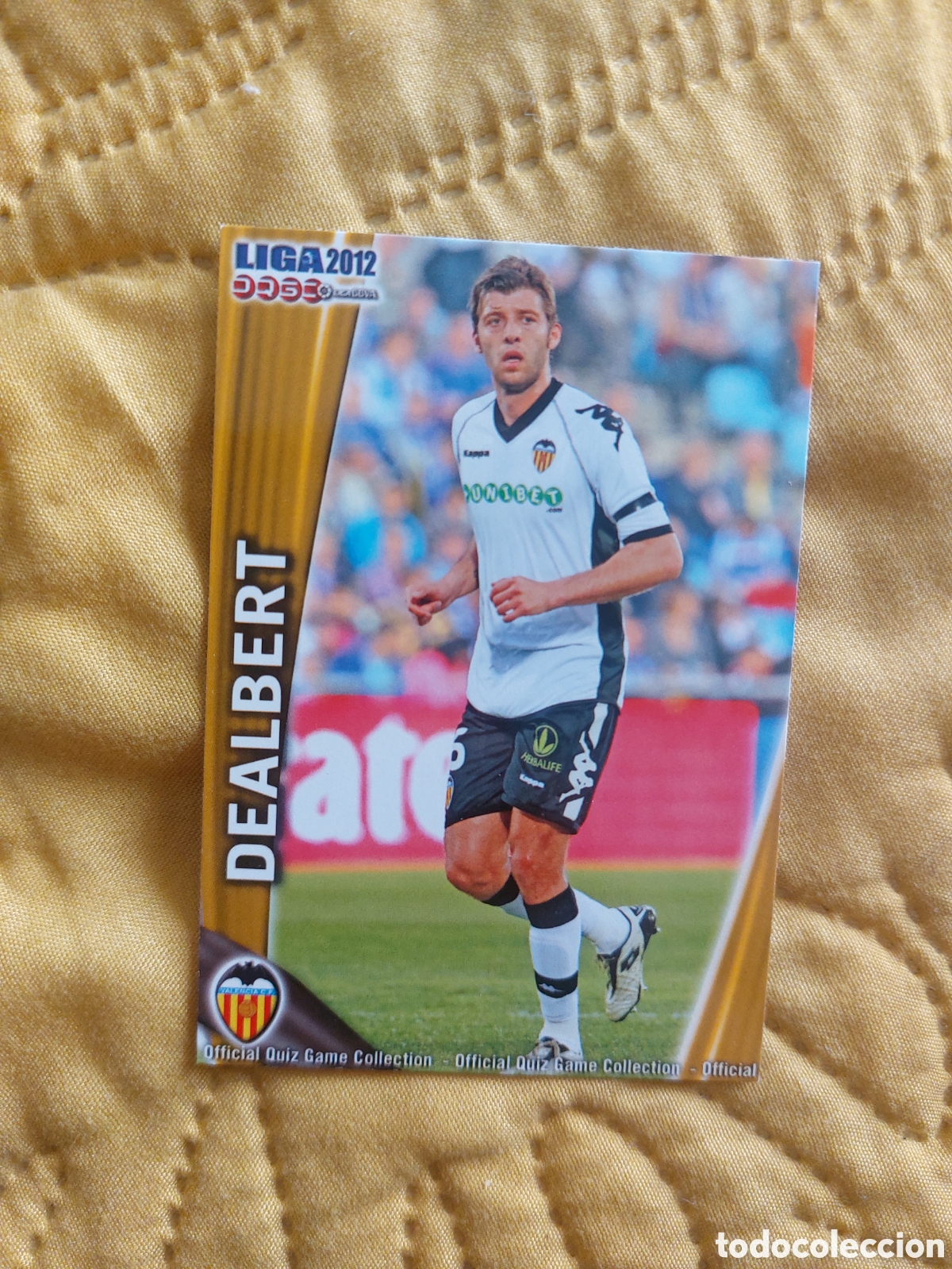 Figurine di Calcio: 63 DEALBERT VALENCIA CF FICHAS ALBUM MUNDICROMO 2011 2012 11 12