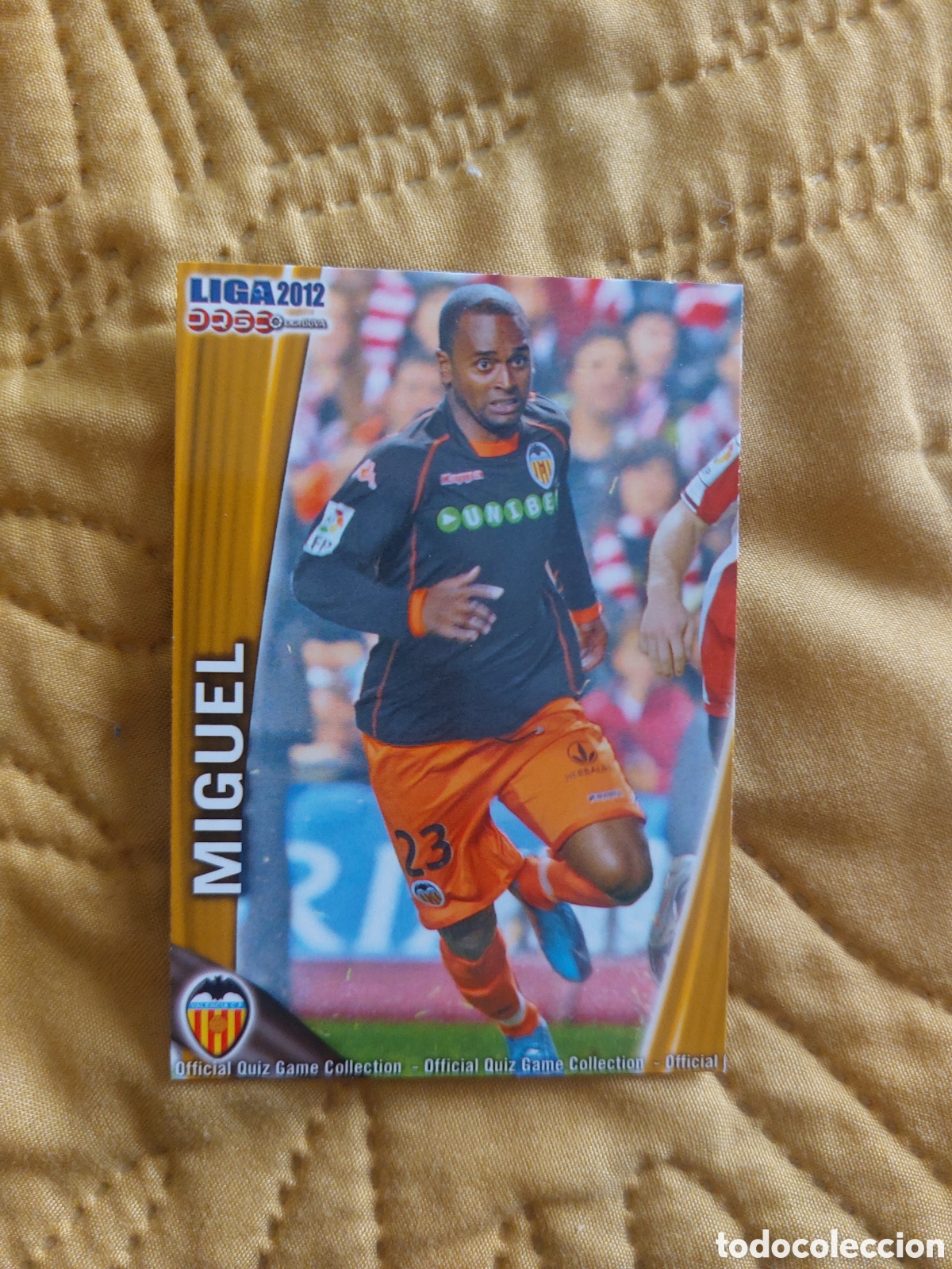 Cartes &agrave; collectionner de Football: 61 MIGUEL VALENCIA MUNDICROMO FICHAS LIGA 2011 2012 11 12