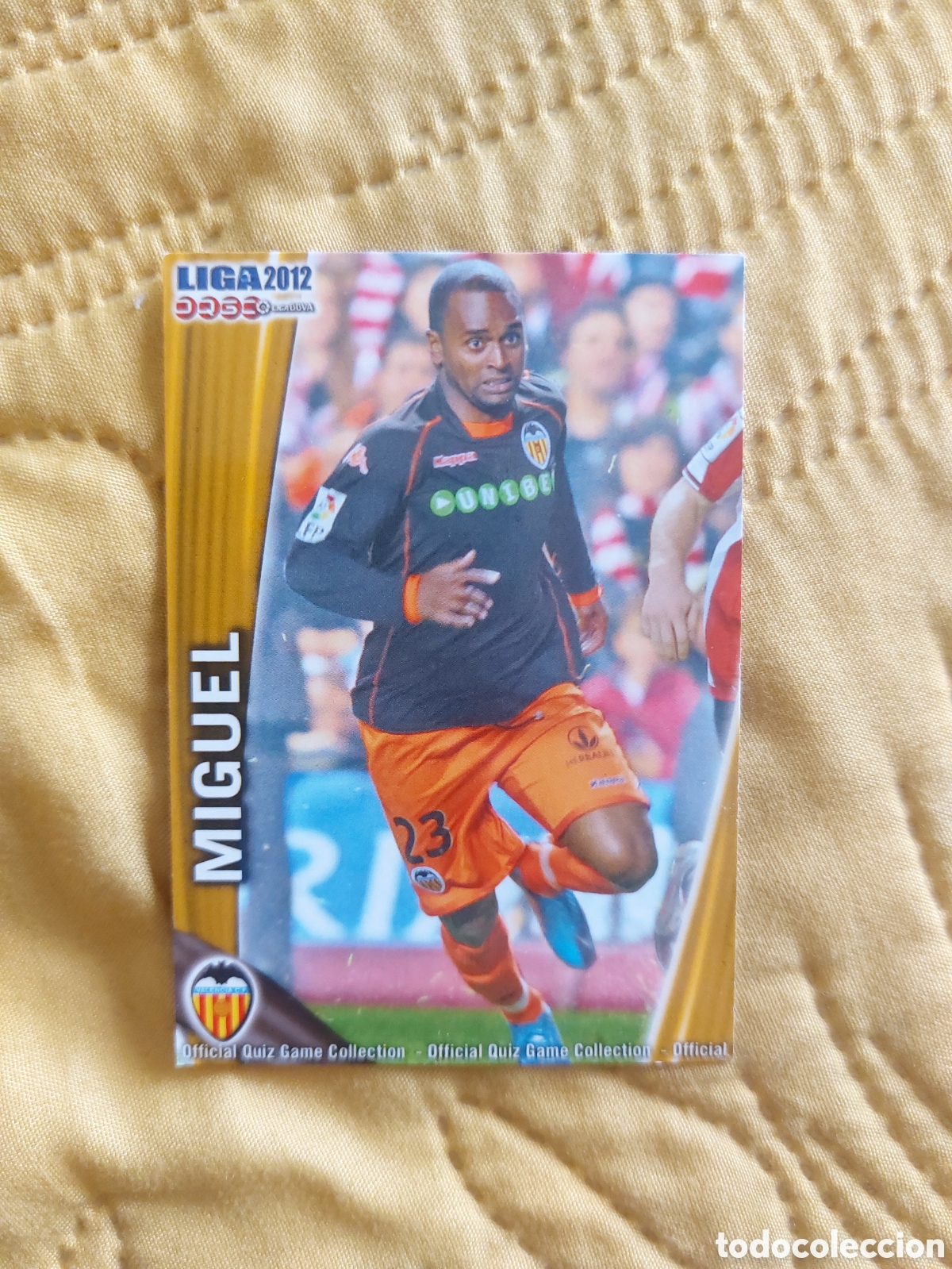 Cartes &agrave; collectionner de Football: 61 MIGUEL VALENCIA MUNDICROMO FICHAS LIGA 2011 2012 11 12