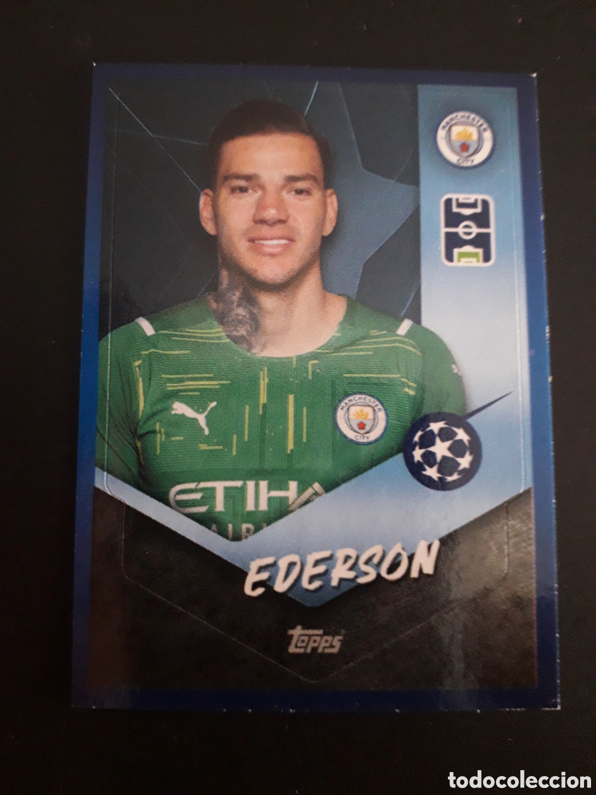 Cartes &agrave; collectionner de Football: EDERSON MANCHESTER CITY N&deg; 70 UEFA CHAMPIONS LEAGUE SEASON TOPPS 21 22 2021 2022 PEDIDO M&Iacute;NIMO 3&euro;