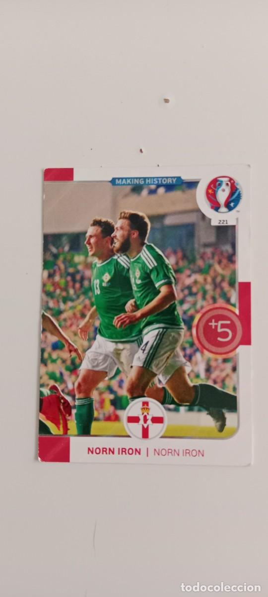 Cromos de F&uacute;tbol: C-CR CROMO FICHA ADRENALYN XL EURO 2016 IRLANDA DEL NORTE