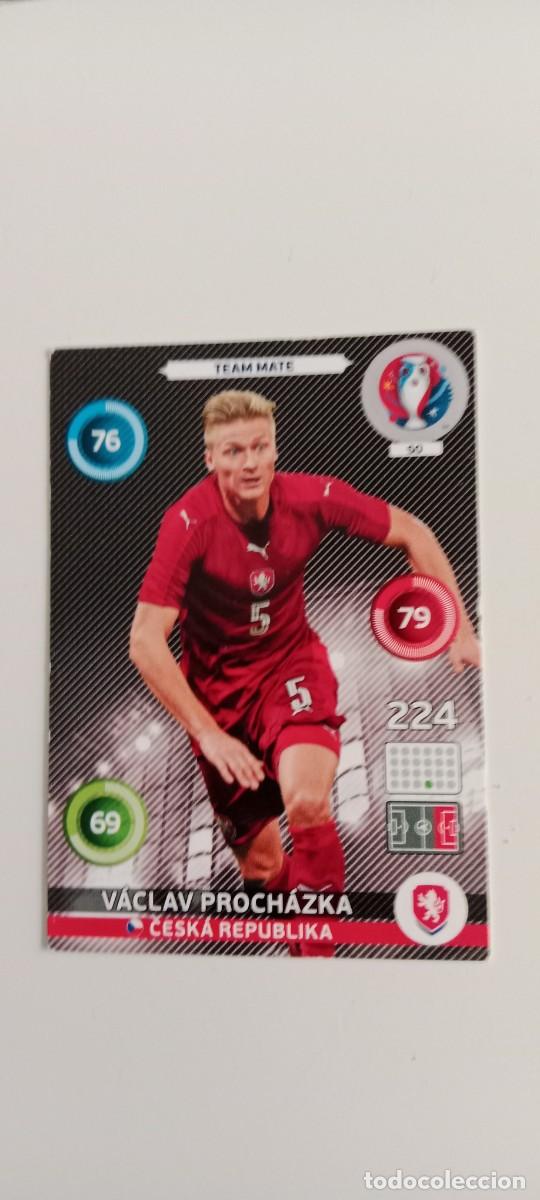 Cromos de Futebol: C-CR CROMO FICHA ADRENALYN XL EURO 2016 REPUBLICA CHECA VACLAC PROCHAZKA