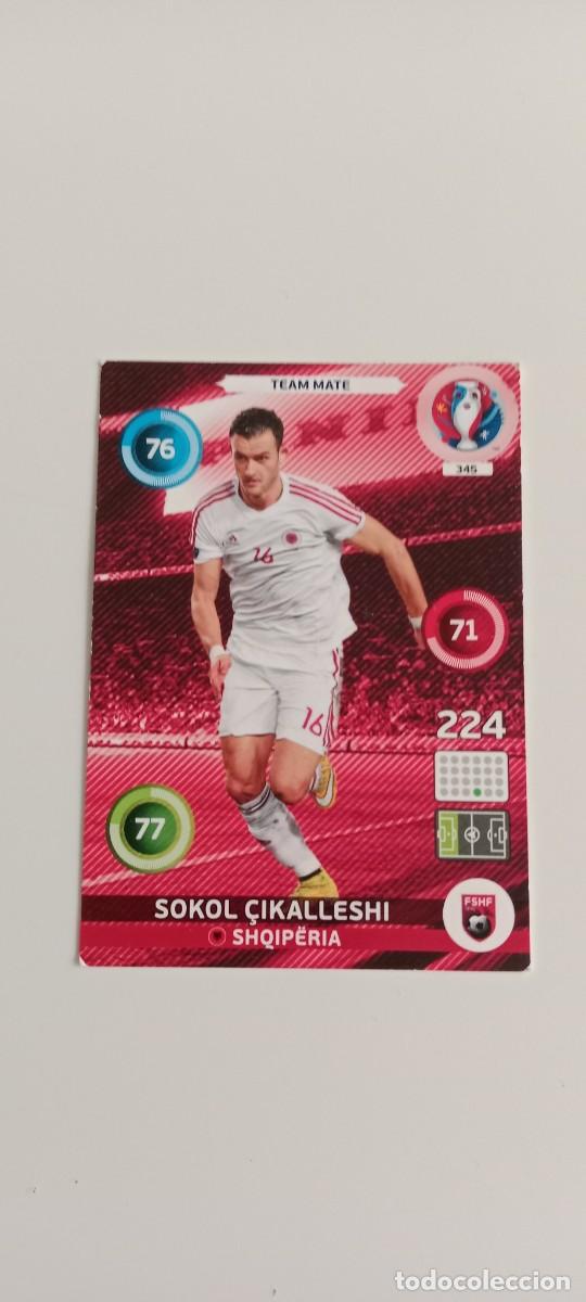 Cromos de F&uacute;tbol: C-CR CROMO FICHA ADRENALYN XL EURO 2016 SOKOL CIKALLESHI