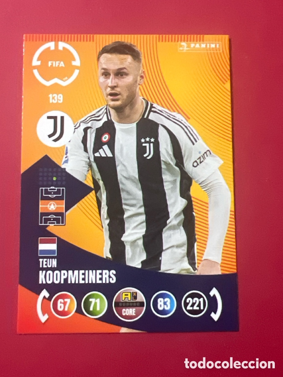 Figurine di Calcio: E128. ADRENALYN XL 2025 - FIFA CLUB WORLD CUP - TEUN KOOPMEINERS / JUVENTUS 139
