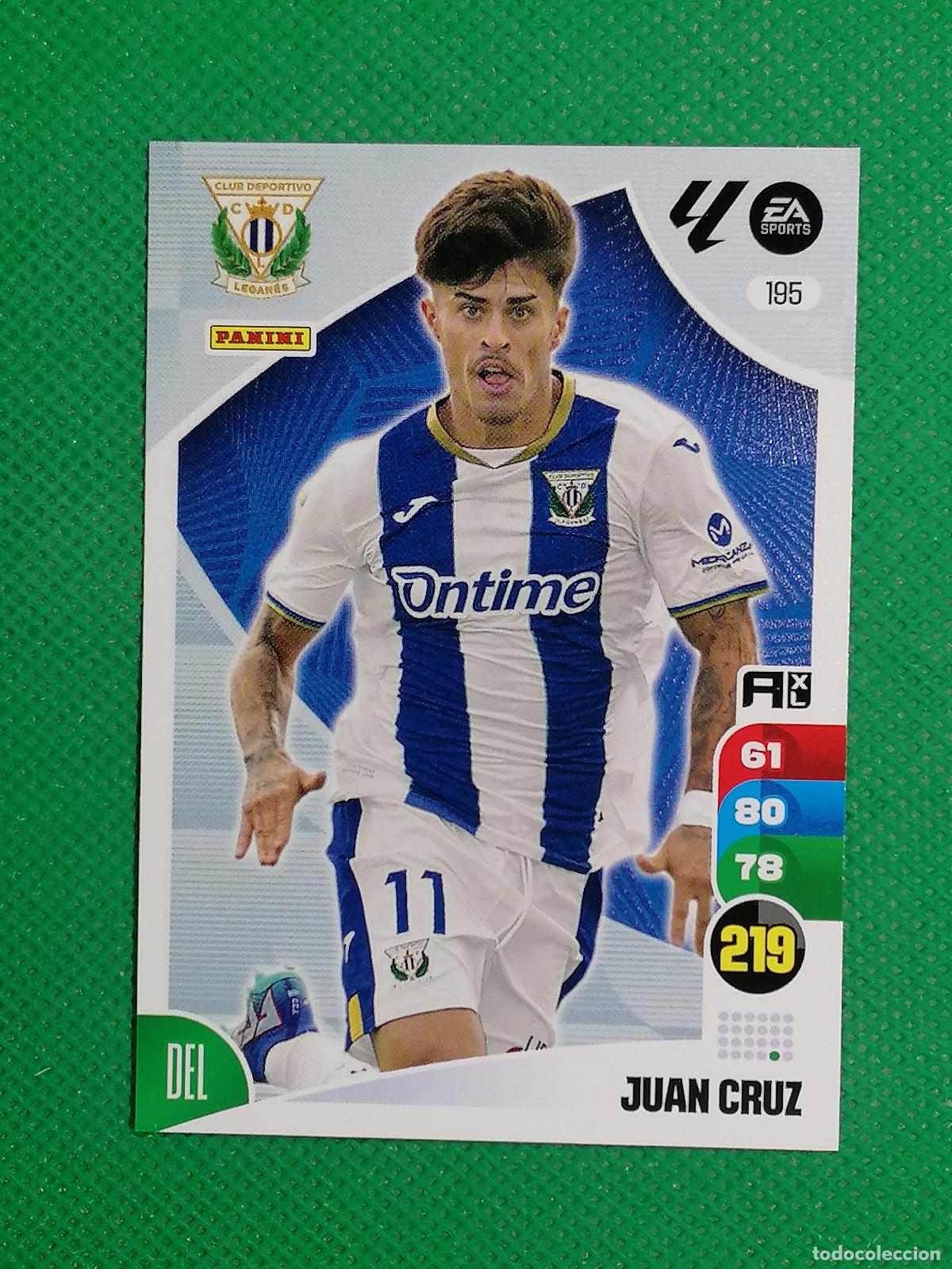 Cromos de F&uacute;tbol: 195 JUAN CRUZ LEGANES ⚽ PANINI LIGA ADRENALYN XL 2024 2025 24 25 ⚽