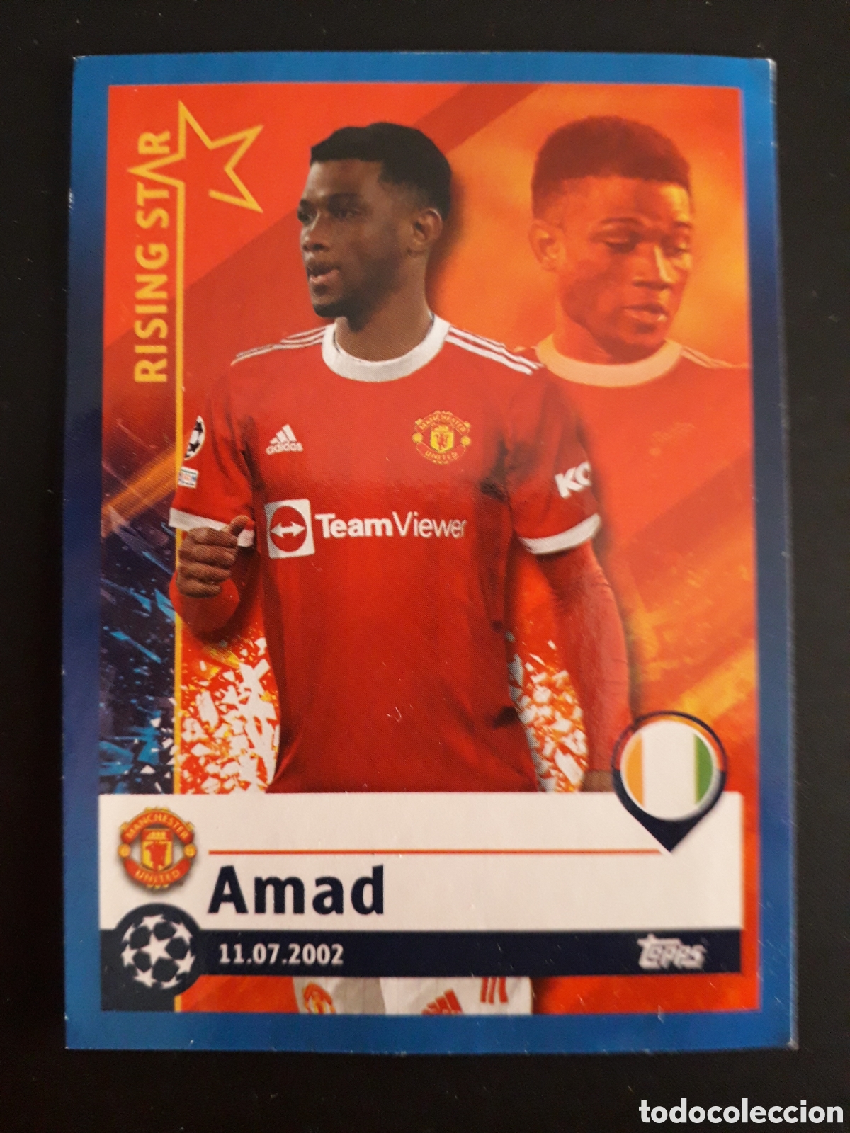 Cartes &agrave; collectionner de Football: AMAD MANCHESTER N&deg; 451 RISING STAR UEFA CHAMPIONS LEAGUE TOPPS 21 22 2021 2022 PEDIDO M&Iacute;NIMO 3&euro;