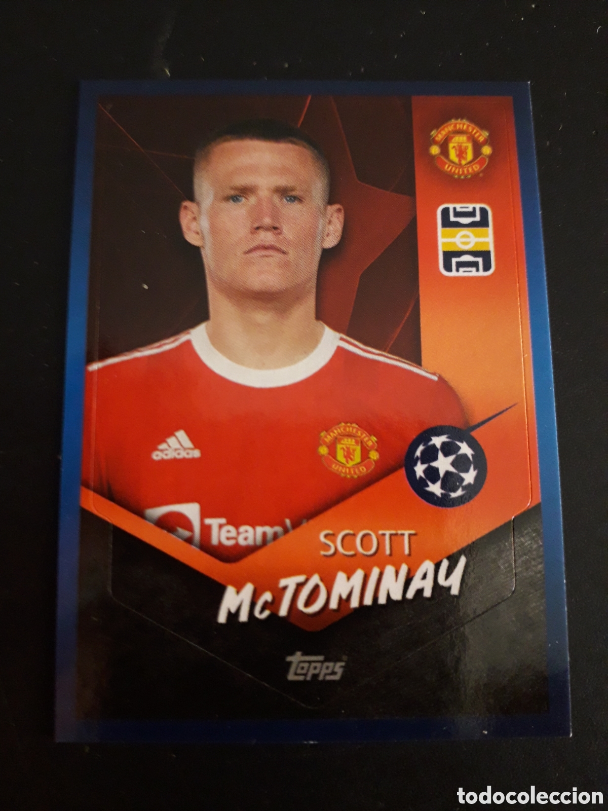 Cartes &agrave; collectionner de Football: McTOMINAY MANCHESTER UNITED N&deg; 454 UEFA CHAMPIONS LEAGUE TOPPS 21 22 2021 2022 PEDIDO M&Iacute;NIMO 3&euro;